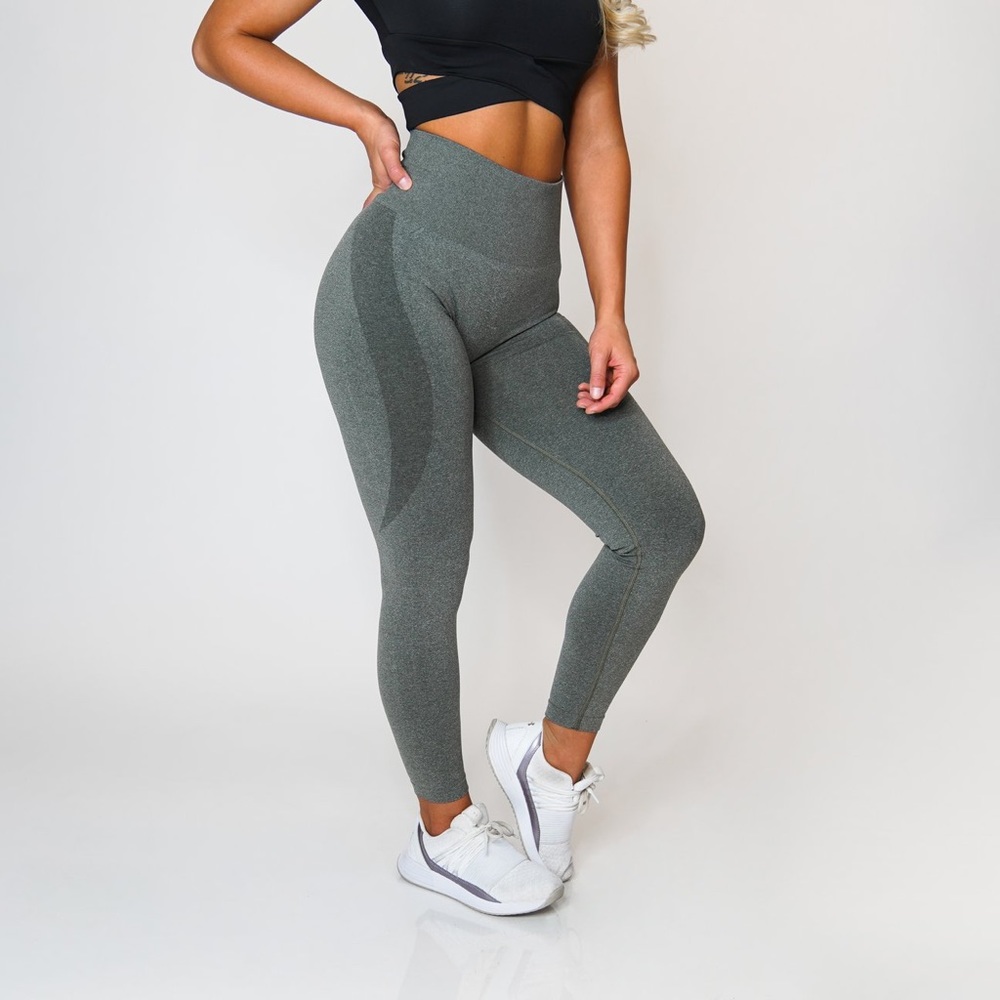 NVGTN Seamless Leggings Khaki Green L